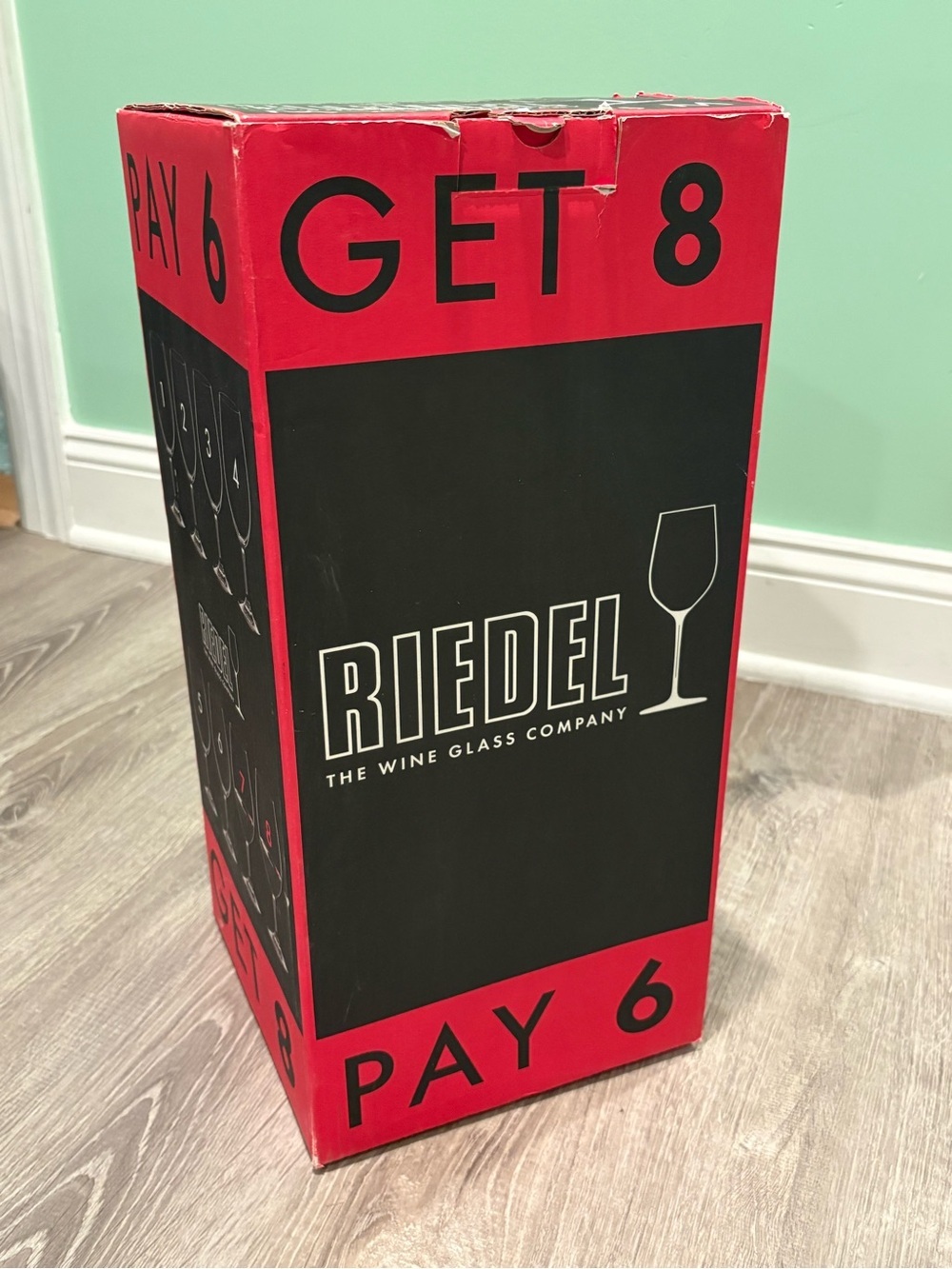 Riedel Ouverture Magnum Wine Glasses *7 Glasses Preowned